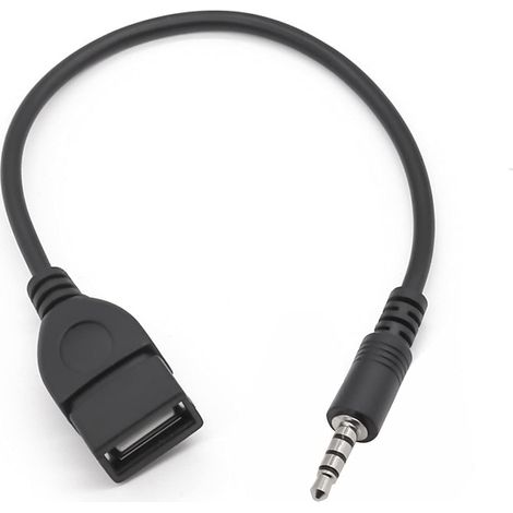 Usb-zu-klinkenadapter Von Usb 2.0 Auf 3,5 Mm Männliche Aux-stereo-audiobuchse, Konverter-usb-klinkenstecker-kabel Für Musik, Geeignet Für Autoradio, Cd-audio Usw. (auto Benötigt Mp3-decodierfunktion)