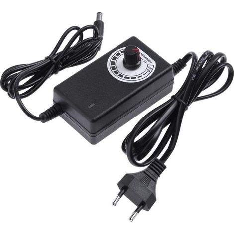 Spannungsregler-adapter 24 W 3-24 V Netzteil Aus Abs-kunststoff Für Led-lüfter / Elektrolüfter / Mini-bohrer / Tragbare Dvd-geräte