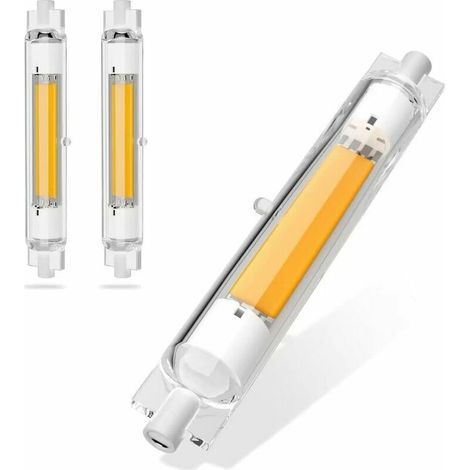 Dimmbare Led-r7s-glühbirne, 118 Mm, 30 W, Energieeffizient, 360°-abstrahlwinkel, 2er-pack (warmweiß)