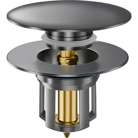 Universeller Popup-stopfen 33-40mm - 2 Dichtungen, Schnelle Entwässerung, Küche/badewanne