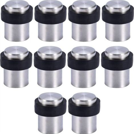 10 X Türstopper Aus Edelstahl, 4,6 Cm, Bodentürstopper, Türanschlag, Türblockierer