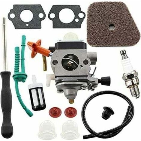 Vergaserkit Für Stihl Motorsägen Fs87 Fs90 Fs100 Fs110 Fs130 Hl95 Hl100 Ht100 Ht101 Km90 Km100 Km110 Sp90, Inklusive Luftfilter Und Kraftstoffschlauch.