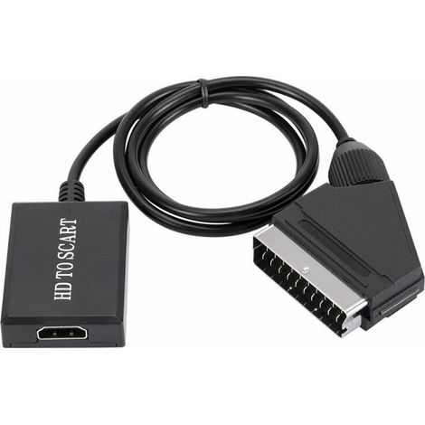 Hdmi-zu-scart-wandler, Audio-video-adapter Hd 1080p Für Hdmi Zu Scart, Sky Box Stb