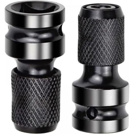 Zwei Quadratische Steckdosenadapter Von 1/2 Zoll Auf 1/4 Zoll Für Schlagschrauber Und Schraubendreher-bithalter.
