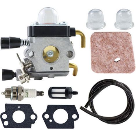 Vergaserkit Für Stihl Rasentrimmer Fs38 Fs45 Fs46 Fs55 Fs74 Fs75 Fs80 Fs85 Hl45 Hl75 Hs70 Hs74 Km55 Km55r, Inklusive Vergaserschlauch-kit Und Ersatz-luftfilter.