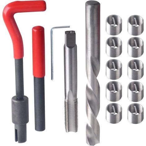 Gewindereparatursatz M14 X 1,50 Mm, Werkzeug Zur Reparatur Von Schraubgewinden, Gewindeeinsatz-kit, Handwerkzeugset Kompatibel Für Autoreparaturen