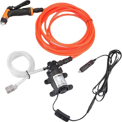 Autowaschanlage, 12v-wasserpumpe, Hochdruckreiniger, Tragbarer Elektrischer Mini-wäscher Mit Selbstansaugfunktion, Autozubehör