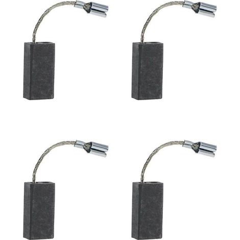 Satz Von 2 Paar Kohlebürsten 5 X 8 X 15 Mm Mit Automatischer Abschaltung, Kompatibel Mit Elektrischen Heckenscheren Quicast 600 W Ght Ght600a1