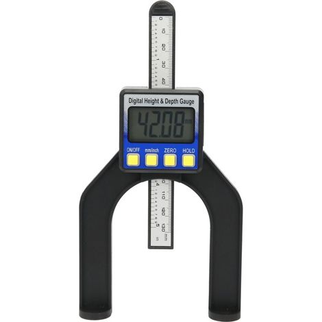 Elektronische Tiefenmesslehre, Digitale Anzeige, Lineal Für Die Holzbearbeitung, Messwerkzeug 0 Bis 80 Mm