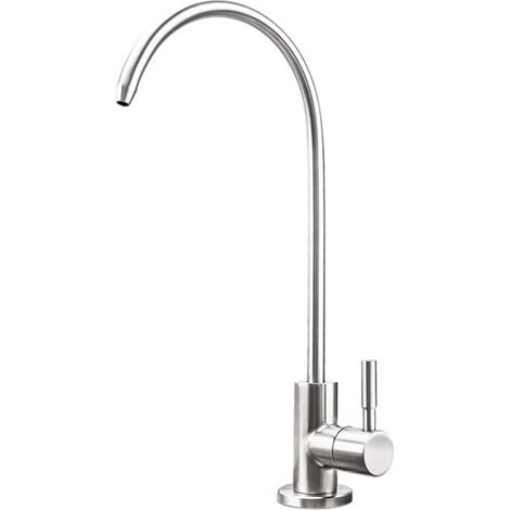 Trinkwasserhahn Für Küchenspüle, Wasserfilterhahn Für Umkehrosmose- Oder Wasserfiltersystem, Aus Edelstahl