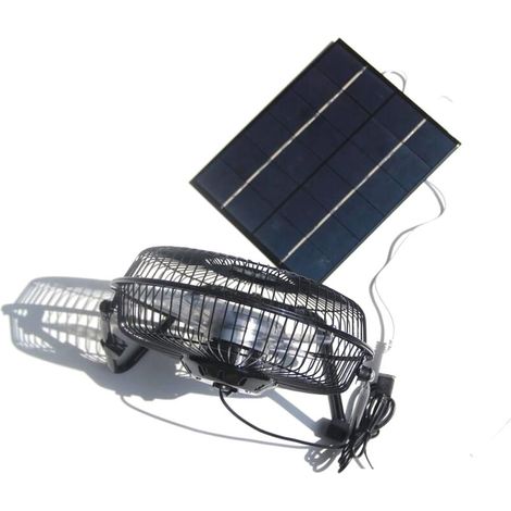 Solarventilator 5,2 W 6 V – 20,3 Cm Panel Für Camping, Wohnwagen, Yacht, Gewächshaus – Leiser Und Umweltfreundlicher Betrieb