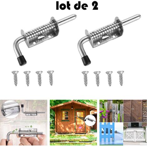 Edelstahl-riegelverschluss 304 – 10er-pack – Länge 128 Mm – Für Gartentüren Und Tore