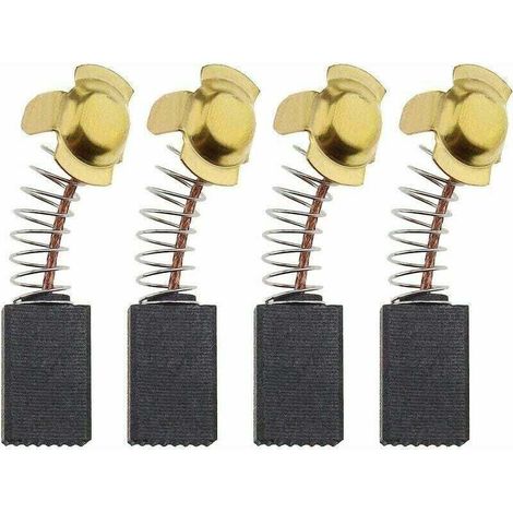 2 Paar Kohlebürsten Für Motor, Ersatz Für Kabelgebundene Bohrmaschine, Kompatibel Mit Titan Ttb653sds 1500w Sds Plus, 6x10x16mm