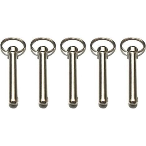 10 Stück Schnellverschlussstifte, Verriegelungsstift 8 Mm Mit Gefederter Kugelkopf-ende, Verriegelungszubehör, Marinezubehör, Oberer Bimini-stift, Durchmesser 8 Mm, Gesamtlänge 7