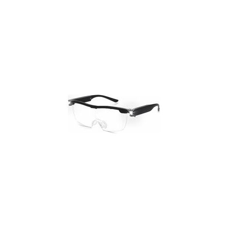 1pc Lupenbrille 160 % Mit Wiederaufladbarem Led-licht - Starke Vergrößerungsbrille - Freisprechbrille Für Naharbeit, Handwerk, Juweliere, Lesen, Hobby