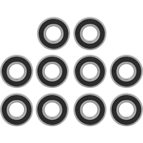 6900-2rs Kugellager – 10er Pack – Stahl, Gummiabgedichtet – Innendurchmesser 10 Mm, Außendurchmesser 22 Mm, Breite 6 Mm