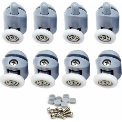 8 Stück Duschabtrennungsrollen, Duschabtrennungsräder, Schiebetür-duschrollen, Duschkabinenrollen 25 Mm