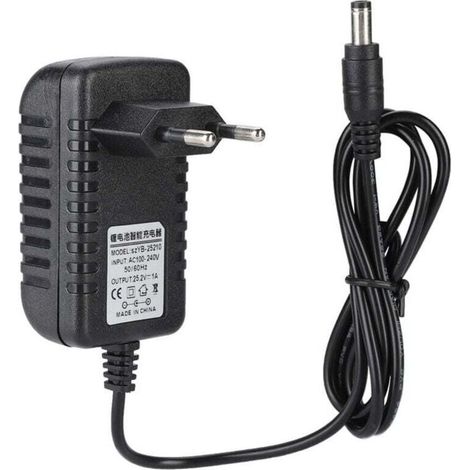 Schnellladegerät-adapter Für Li-ion-akkus, 25,2 V/1 A, Eingang 100–240 V, Mehrstufige Schutzfunktionen, Eu-stecker