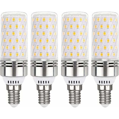 E14 Led Glühbirne 12w Kaltweiß 6000k, 1450lm, Entsprechend Halogen E14 100w, 360° Licht, Ac 220v, E14 Led Lampe Für Innenbeleuchtung, Nicht Dimmbar, 4er Pack