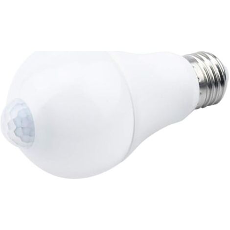 Led-glühbirne E27 Mit Bewegungsmelder, Intelligente Beleuchtung 9 W, Ersetzt 90-w-energiesparlampe, 120° Abstrahlwinkel, Weiß, E27, 9 W