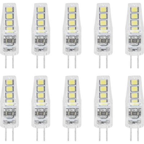 10 Stück G4 8led Leuchte 2835 Chips Lampe 2w 360 Grad Pc Lampenbirne Für Büro Und Zuhause 220v Weißes Licht