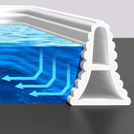 Die 100 Cm Klappbare Duschabtrennung Und Das Wasserrückhaltesystem Halten Das Wasser Innerhalb Der Schwelle.
