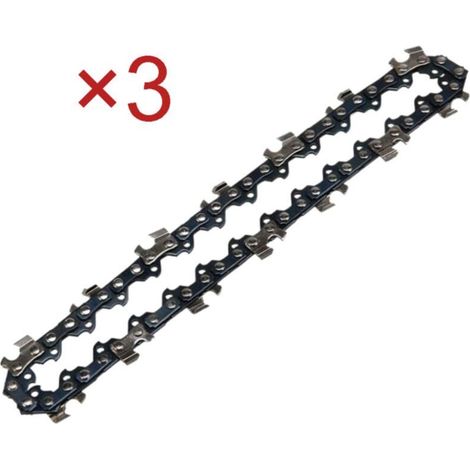3er-set Kettensägenketten 45 Cm (18 Zoll), Teilung 3/8", Stärke 1,5 Mm, 72 Glieder Für Präzises Schneiden Von Hartholz