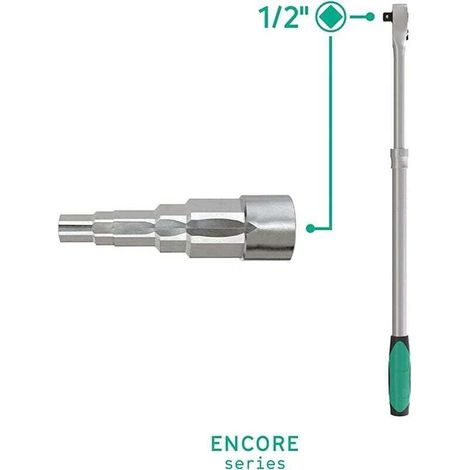 Universeller Gestufter Montageschlüssel Mit 1/2"-vierkantanschluss, 5 Größen Für Sanitär Und Heizkörper