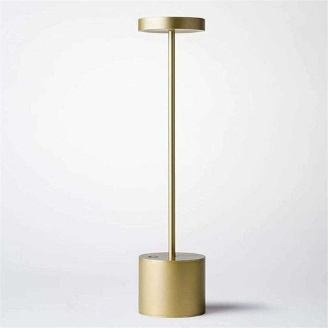 Kabellose Led-tischleuchte 3w, Beleuchtung 3000k 200lm, 1800 Mah Akku, Modernes Design Für Schlafzimmer Und Restaurant