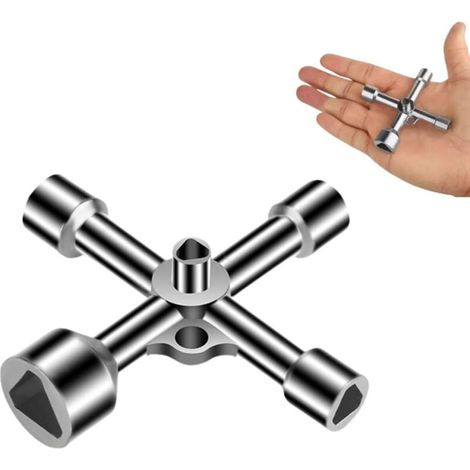 Dreieckig Für Mülleimer - 5 Größen (7/10/12/13/18 Mm) - Universal Für Anti-einbruchs-pfosten, Gas-/wasserzähler Und Elektroschränke
