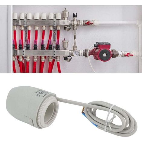 Trywise Elektrischer Thermischer Stellantrieb, Wasserdichter Ip54 2w Fußbodenheizungsventil Kollektor Elektrischer Thermischer Stellantrieb Für Fußbodenheizungsthermostat