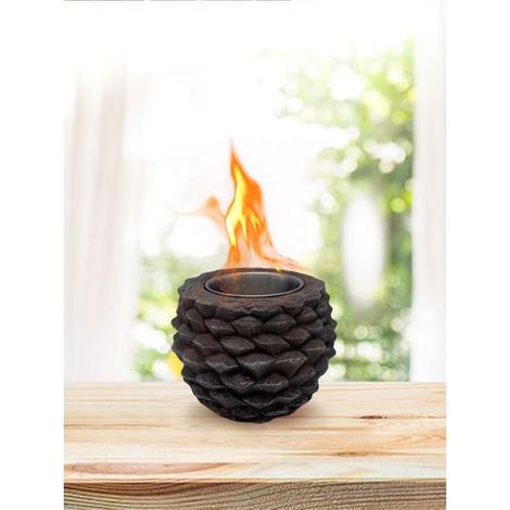 Tisch-brasero-schale, Tisch-kamin, Tragbarer Mini-kamin In Tannenzapfenform