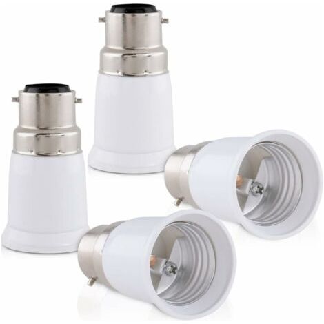Sockeladapter - Konverter Von B22 Auf E27 - Bajonettsockeladapter Für Halogen- Und Led-lampen