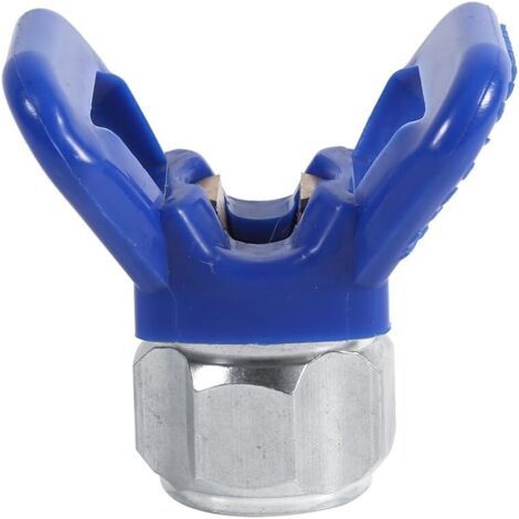 Düse Schutz Luftlos-spritzpistole Düse Schutz Düsenhalter Ersatz Werkzeug Universal Blau Neu