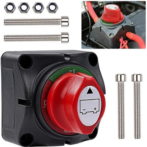 Batterietrennschalter 12v-48v: 48v Autobatterietrennschalter 275a, Batteriehauptschalter - Batterieisolatorschalter Für Boot, Lkw, Wohnmobil, Traktor