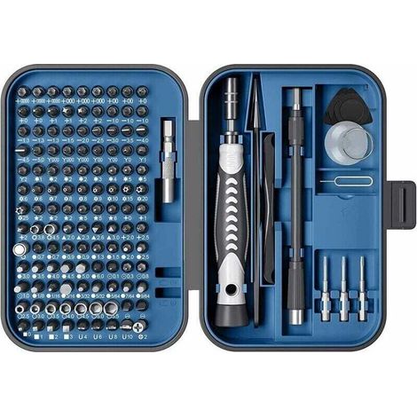 Gabrielle Präzisions-schraubendreher-set 130-in-1, Verbessertes Kit Mit Magnetischen Mini-schraubendrehern Und Etui, Reparaturwerkzeug Für Elektronische Geräte, Laptops, Iphone, Ipad, Uhren Und Brille
