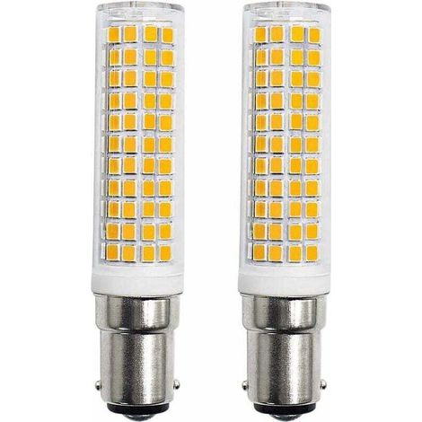 Ahlsen B15d Led-glühbirnen 8w, Entspricht 90w 80w 75w, Warmweiß, B15-fassung, 910lm, 220v 230v, 3000k (2er-pack)