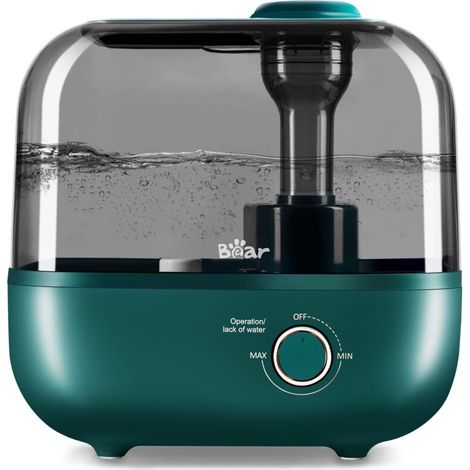 5l Luftbefeuchter Mit Oberbefüllung, 28 Db Extrem Leise Für Babys Und Pflanzen, Läuft Bis Zu 35 Stunden, Mit Aromaschale, 360° Drehbarer Dampfdüse, Automatische Abschaltung Npterbl