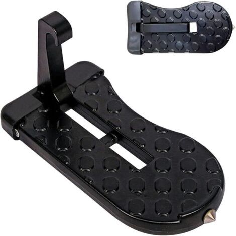 Klappbare Campingwagen-trittleiter – Rutschfest – Tragfähigkeit 185 Lb – U-haken Für Dachzugang Bei Suv, Jeep, Wohnmobil