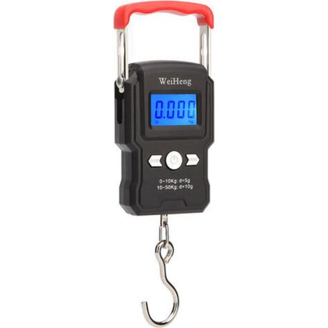Balance Hängewaage, Doppelte Präzision, Lcd-hintergrundbeleuchtung, 50kg / 5g