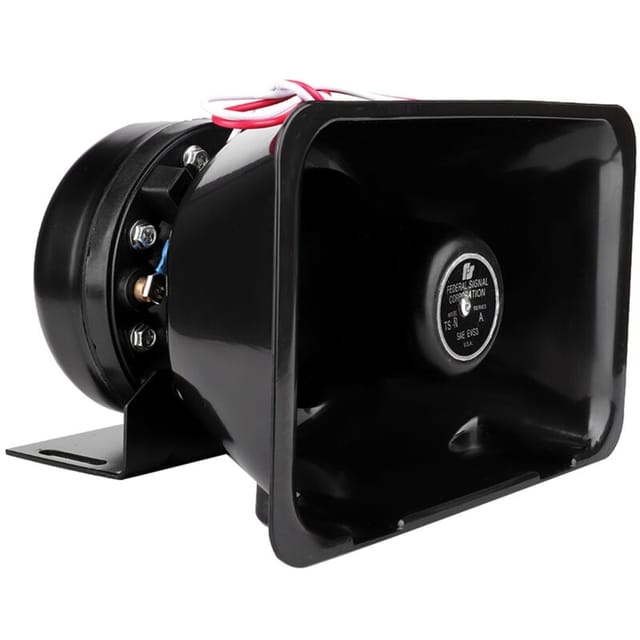 Zoternen - 12V 200W Super lauter Universal-Auto-Warn-Alarm-Horn-Lautsprecher, funktioniert mit Alarmsystem