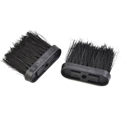 2er-pack Ersatz-kaminbürstenköpfe, Rechteckige Austauschbürsten Für Kaminbesen, Mini-holzofen