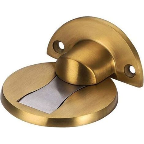 Magnetischer Türstopper Aus Edelstahl 304, Leiser Metall-türstopper Mit Soft-catch-funktion In Gebürsteter Optik, Türhalter Für Büro, Restaurant, Hotel Und Zuhause – Gebürstetes Gold