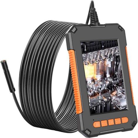 10m Endoskop-inspektionskamera – Dual-objektiv 1080p Hd – 4,3-zoll-lcd-bildschirm – Wasserdicht Ip67 – 8 Einstellbare Led-leuchten