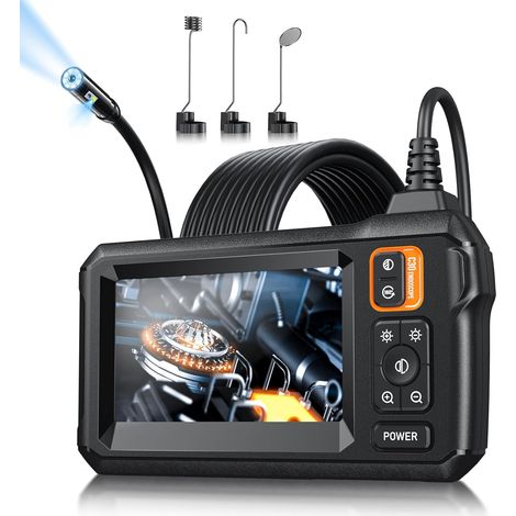Endoskopkamera Mit Licht, Wasserdichte Ip67 Endoskopkamera, 4,3 Zoll 1080p Hd Industrie-endoskop (5 M)