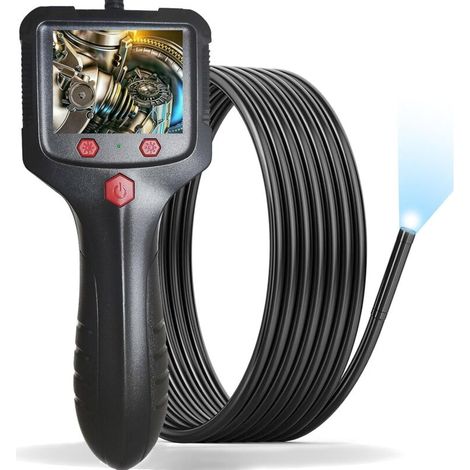 8mm 1080p Hd Inspektionskamera – Wasserdicht Ip67 – 5m Halbstarrer Kabel Für Enge Räume – Maschinen- Und Rohrleitungsinspektion