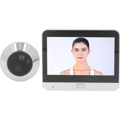 Kabelloser Türspion Mit 1080p – 4,3-zoll-hd-lcd-bildschirm – Infrarot-nachtsicht – Pir-bewegungserkennung – 120° Weitwinkel