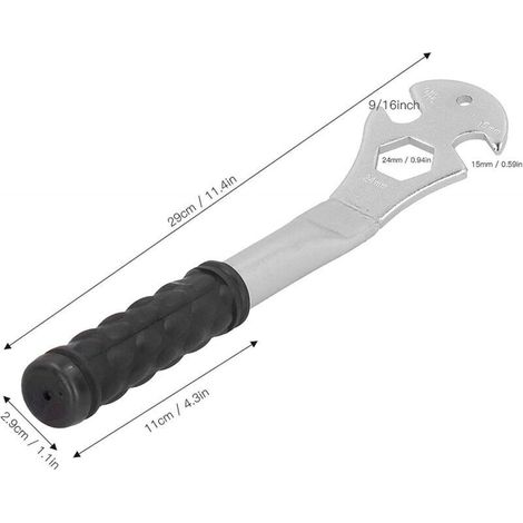 Fahrrad-pedalschlüssel, 15/24 Mm, Werkzeug Zum Entfernen Und Installieren Von Pedalen Für Mountainbikes, Professionelles Fahrrad-reparaturwerkzeug