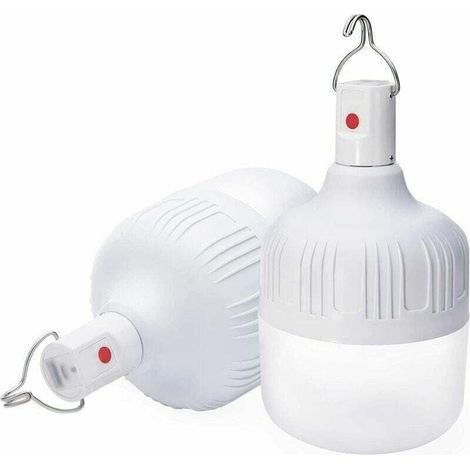 Campinglampe, 2er-pack Campinglaternen Mit 5000 Lumen, 5 Beleuchtungsmodi, Wiederaufladbare Led-lampen 60 W Dimmbar, Batteriebetrieben, Tragbare Glühbirne Für Camping