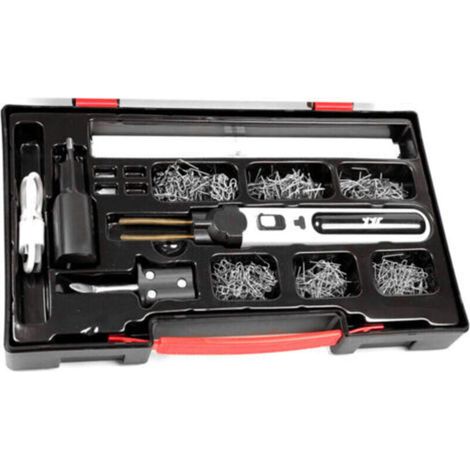 Tragbares Kunststoff-schweißgerät, Riss-reparatur-kit Für Paneele, Heftklammer-gerät Mit Heißluft, Thermoschneider, Werkzeugset Zur Reparatur Von Kunststofflöchern Mit Licht, Von Dyk.try